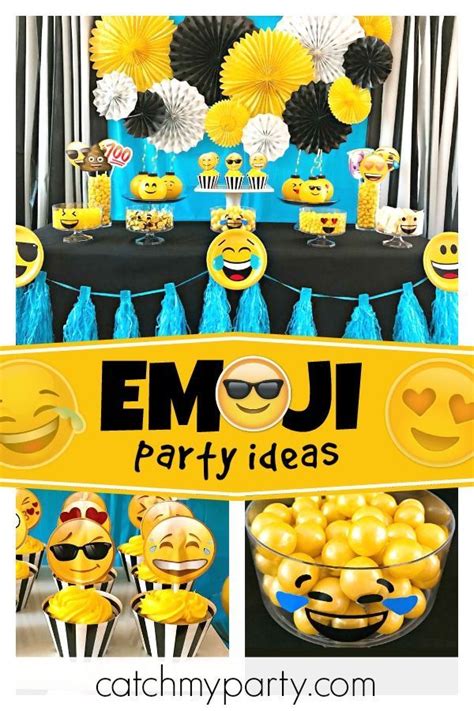 Emoji Birthday Party Decoration Ideas - Leadersrooms