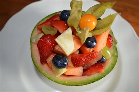 Melon Bowl Fruit Salad - JacquardFlower