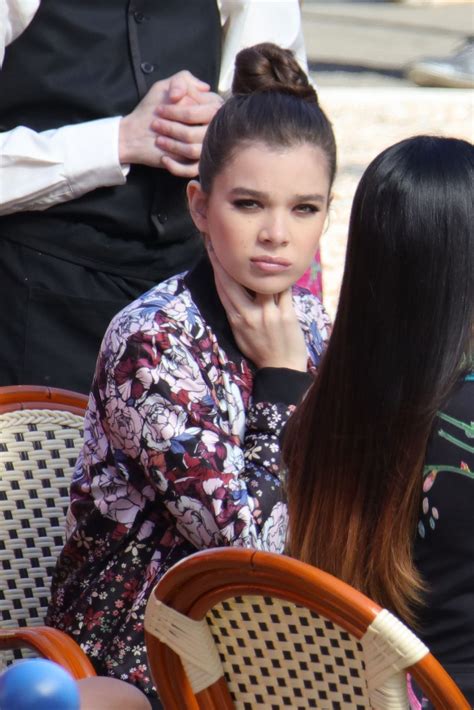 Hailee Steinfeld - Filming 'Pitch Perfect 3' in Atlanta 2/14/ 2017 ...