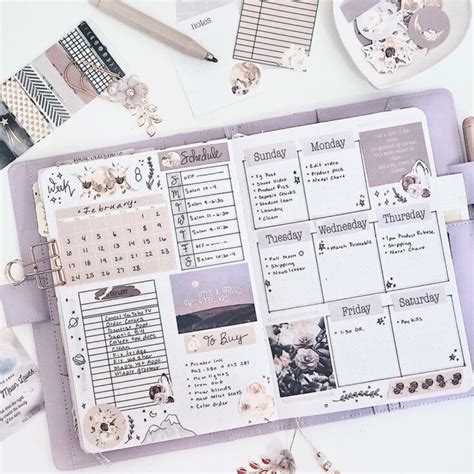 Flower Bullet Journal (15 Beautiful Floral Bujo Ideas For Your Spreads)