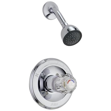 Delta Chrome 1-Handle Shower Faucet at Lowes.com