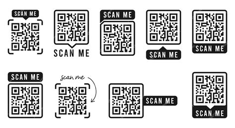 Scan Qr Codes Vector Design Images Scan Me Qr Code Sc - vrogue.co