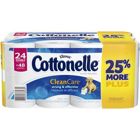 Cottonelle Clean Care™ Double Roll Toilet Paper 24 ct Pack