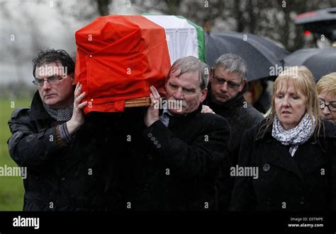 Dolours Price funeral Stock Photo - Alamy