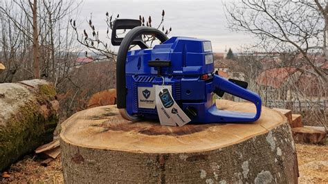 Holzfforma G288 87cc, 6HP - new chainsaw from FarmerTec (first start/cuts, big wood cut and more ...