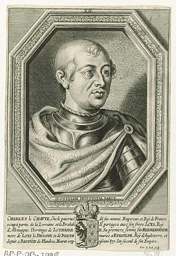 Portrait of Charles II the Bald free public domain image | Look and Learn