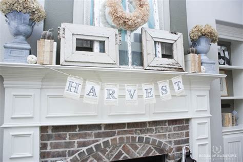 Harvest Banner Free Printable- Cute Fall Decor DIY