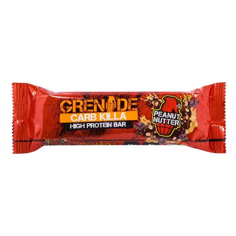 Grenade Carb Killa High Peanut Nutter Protein Bar 60g Online at Best Price | Sports Nutrition ...