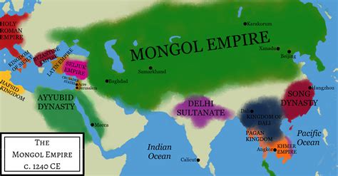 Mongol Empire Under Ogedei Khan (Illustration) - World History Encyclopedia