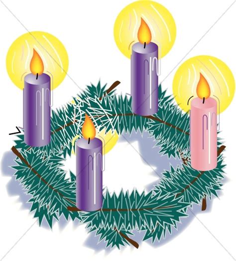 Advent candles clipart 20 free Cliparts | Download images on Clipground ...