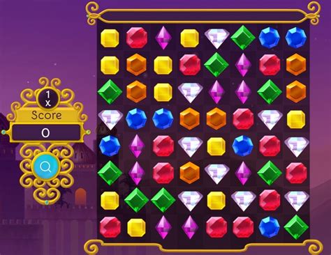 Jewel Shuffle Free Online Game - Play Full Screen and No Download Now