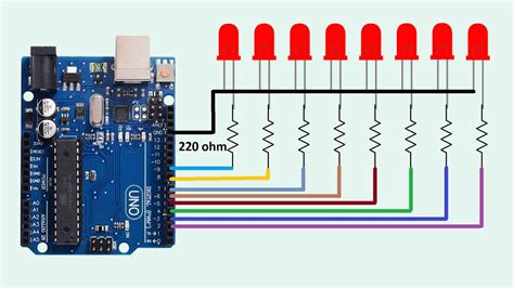 led circuit diagram arduino - Wiring Diagram and Schematics