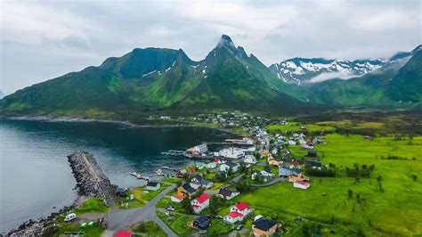 Mefjordvar Senja Island: Stunning Nature In Stock Footage SBV-328097175 ...