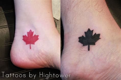 Canada Leaf Tattoo