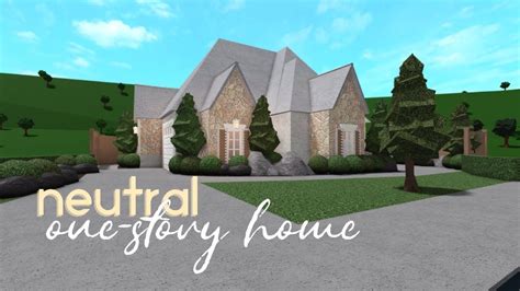 Aesthetic 3k 1 Story Bloxburg House Idea Bloxburg 6k Budget House ...