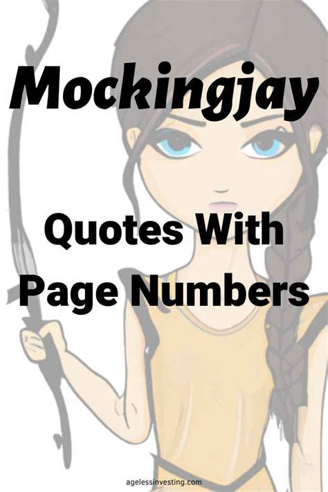 50 Mockingjay Quotes With Page Numbers | Ageless Investing