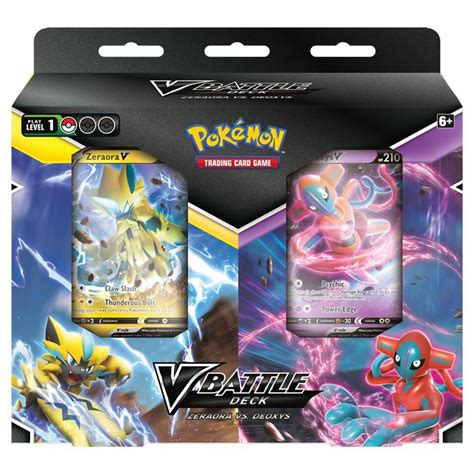 Pokemon TCG: V Battle Deck Zeraora vs Deoxys Bundle - The Monkey Planet