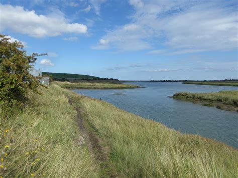 The Saxon Shore Way alongside Milton... © Marathon cc-by-sa/2.0 ...