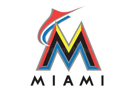 Miami Marlins New Logo Vector Editorial Stock Image - Illustration of ...