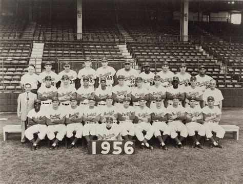 1956 BROOKLYN DODGERS TEAM PHOTOGRAPH