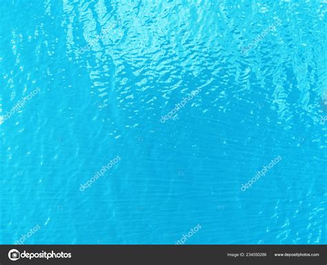 Aerial View Crystal Clear Sea Water Texture View Natural Blue Stock ...