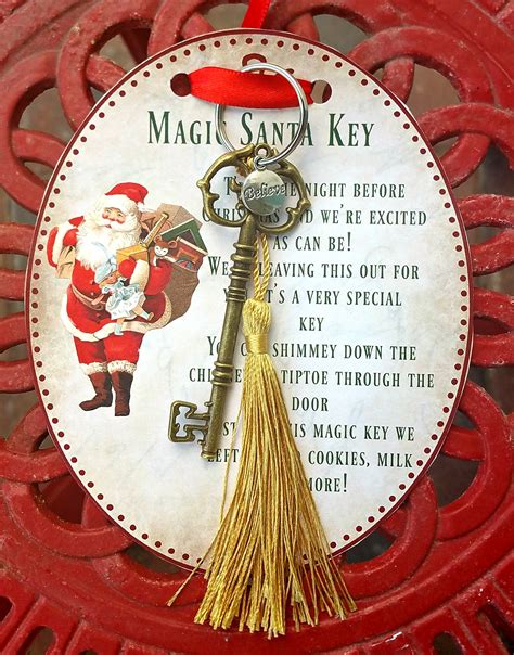 DIY Christmas Crafts: Magic Santa Key How-To & FREE Printable