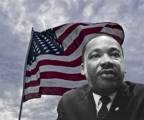 American Flag And Martin L. King Free Stock Photo - Public Domain Pictures