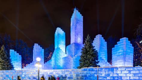 Ice Palace at Saint Paul Winter Carnival, Minnesota, USA - Bing Gallery