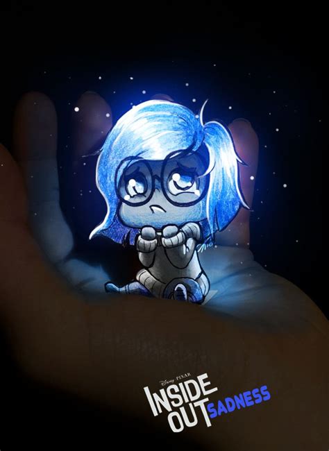 Sadness - Inside out | Sadness inside out, Disney art, Disney movie posters