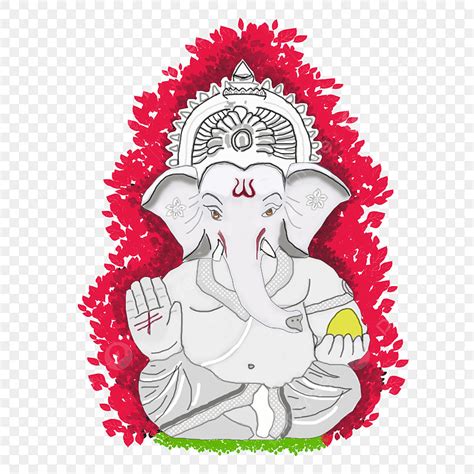 Ganesh Chaturthi PNG Picture, Ganesh Chaturthi, Pink Leaf, Lord Vinayagar, Pillaiyar PNG Image ...