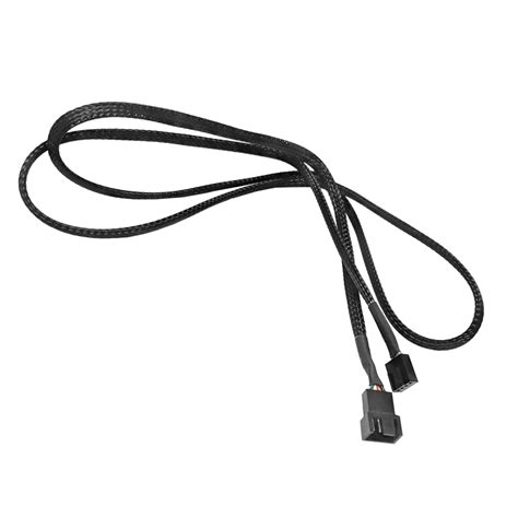 4 Pin PWM Male to 4 Pin PWM Female Ext. Cable Black – Coolerguys