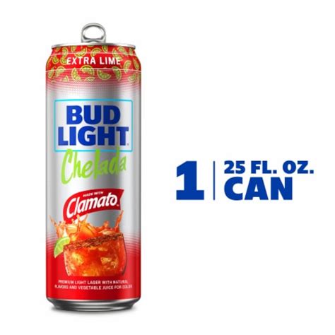 Bud Light Extra Lime Chelada Single Can, 25 fl oz - King Soopers