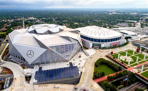 Mercedes Benz Stadium Solar Power Case Study. Learn More Here!