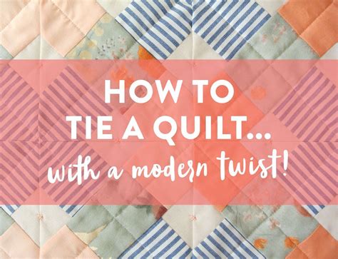 A video tutorial showing you how to tie a quilt! Use this simple quilt ...