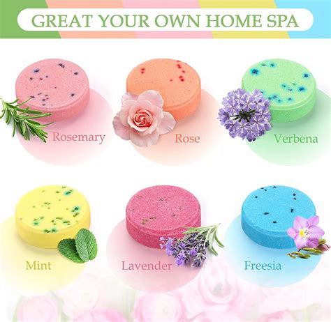 Shower Steamers 30PCS Natural Aromatherapy Vaporizing with Essential ...