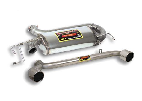 Best Exhaust - Supersprint VW Golf mk4 R32 rear exhaust with split round 100mm tips 762604_887816