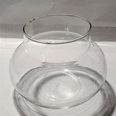 Round Glass Fish Bowl, Size: 10x6 at Rs 135/piece in Firozabad | ID: 2848953028130