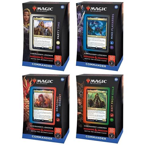 Commander Legends: Battle for Baldur's Gate Commander Decks • MTG Arena ...