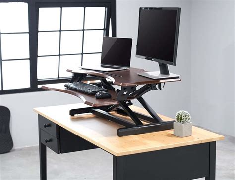 This Ergonomic Standing Desk Converter Keeps You Comfortable