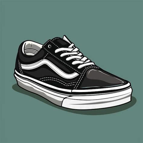 Vans shoes vector logo isolated on background | Premium AI-generated image