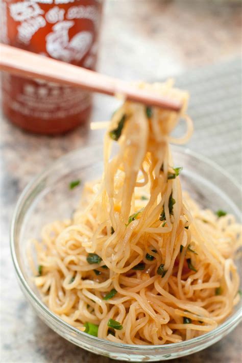 15 Minute Garlic Fried Noodles - Served From Scratch