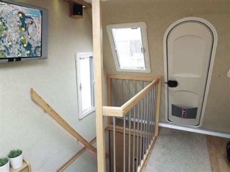 Two Story RV: A Travel Trailer with 2 Floors and Walk Out Balcony | Motorhome interior, Travel ...