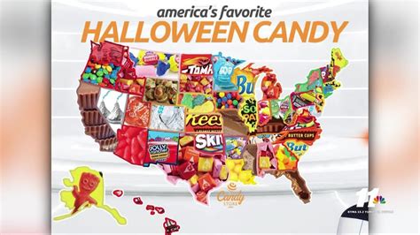 Most popular candy, state by state - YouTube