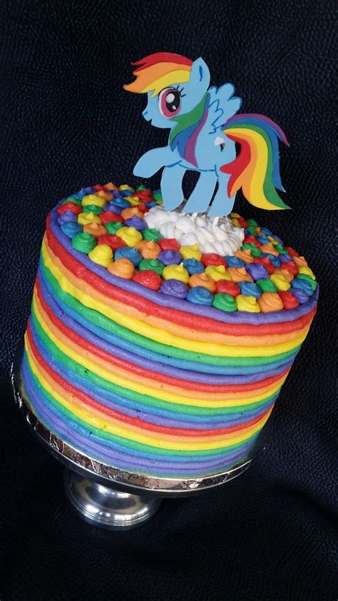 Rainbow Dash 6 layer rainbow cake | Skye's Delights | Flickr