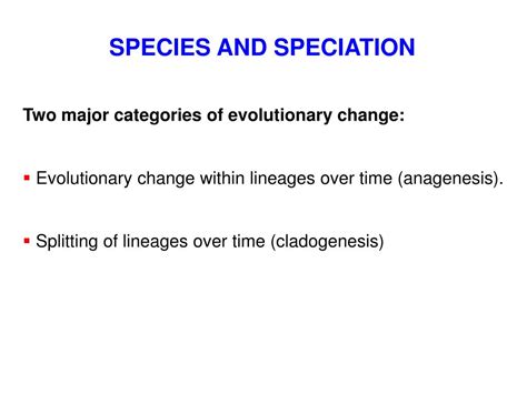 PPT - SPECIES AND SPECIATION PowerPoint Presentation, free download ...