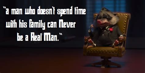 Mr. Big's Wisdom | Zootopia quotes, Zootopia mr big, Godfather quotes