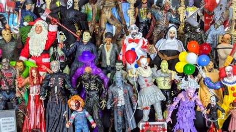 HUGE HORROR ACTION FIGURES COLLECTION!!! - YouTube