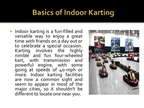 American Indoor Karting - Indoor Karting and Types of Racing Karts