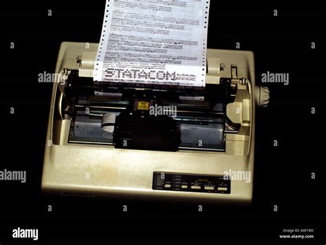 Dot matrix printer hi-res stock photography and images - Alamy