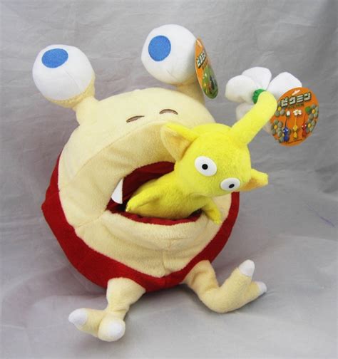 Pikmin 2 Piece Plush Set - 10 Inch Bulborb and Yellow Pikmin on Storenvy